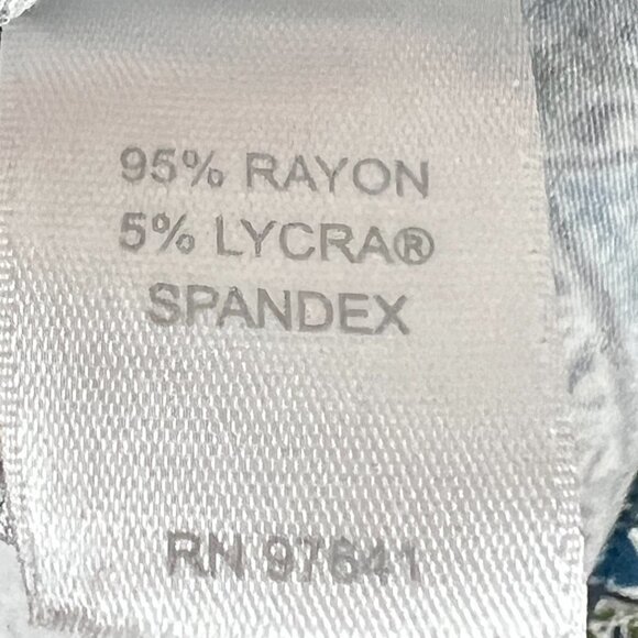 J Jill Wearever Tunic in Paisley print. Rayon blend. Like new.  Size M - Picture 5 of 5